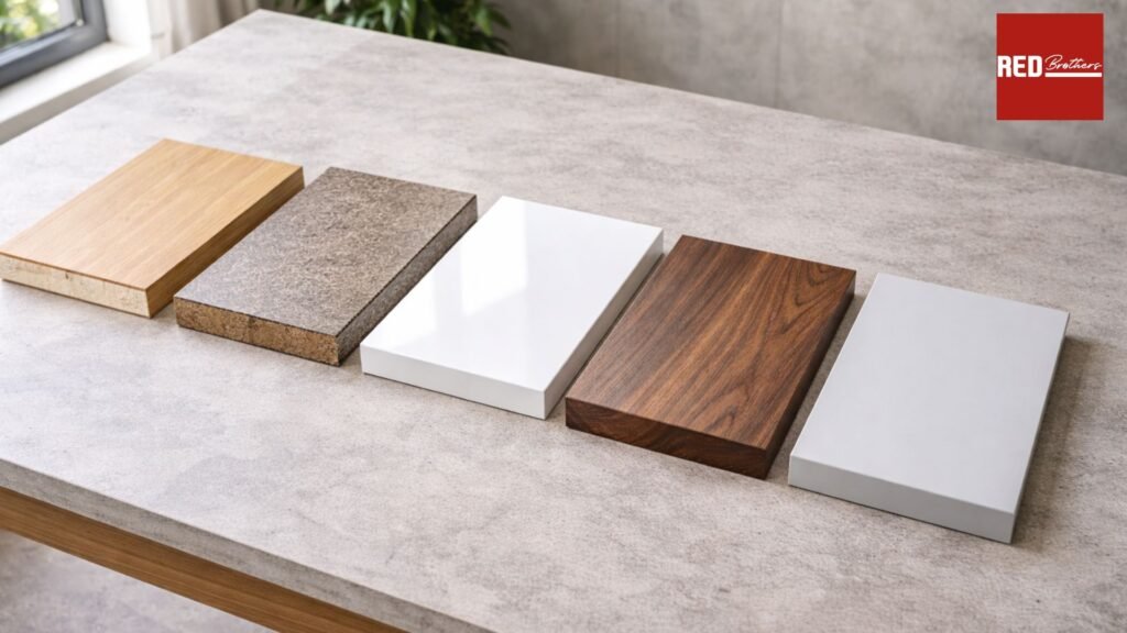 Bề mặt gỗ công nghiệp phổ biến hiện nay