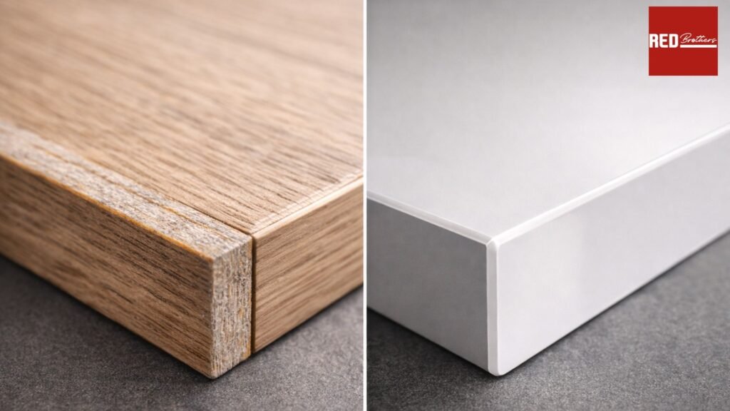 Công nghệ Noline vs Dán Cạnh Thường_ So Sánh Thực Tế