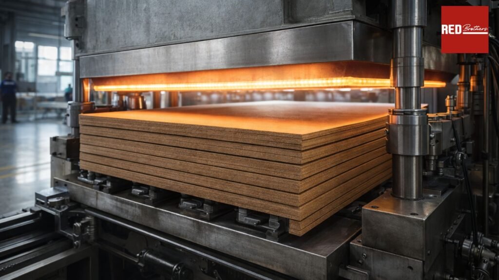 Quy Trình Sản Xuất Laminate HPL_ Công Nghệ Ép Nhiệt Áp Suất Cao