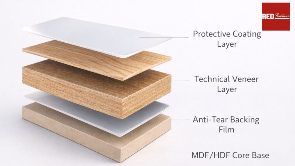 Veneer kỹ thuật_ Cấu Tạo 4 Lớp Và Nguyên Lý Hoạt Động